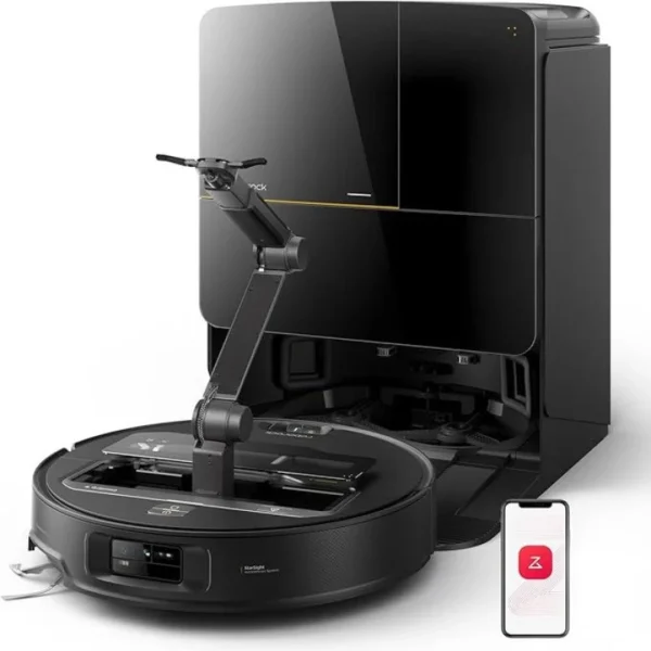 Roborock Saros Z70 Robot Aspirador Fregasuelos con Autovaciado Negro